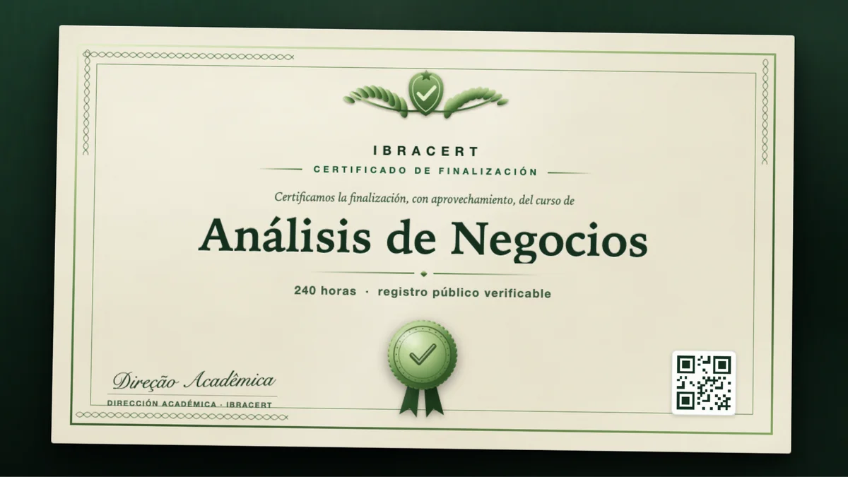 Portada del curso Análisis de Negocios