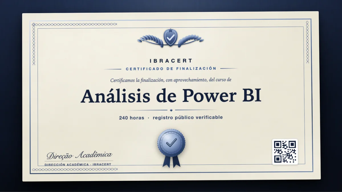 Portada del curso Análisis de Power BI