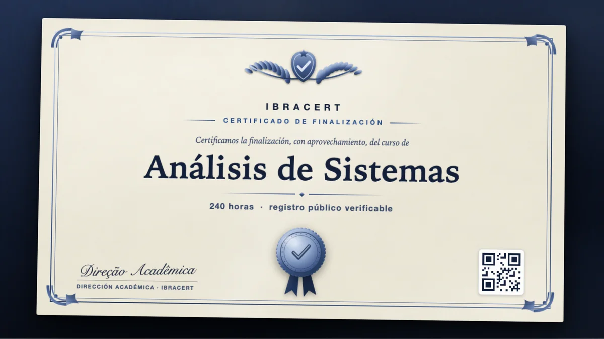 Portada del curso Análisis de Sistemas