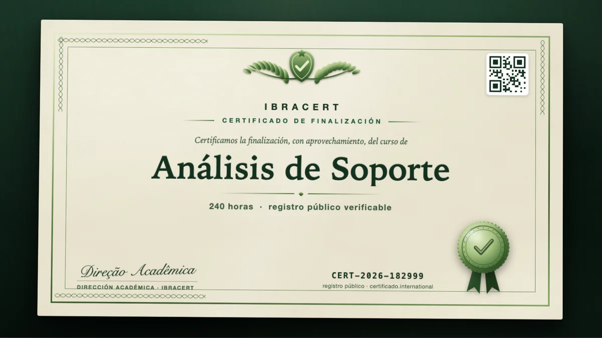 Portada del curso Análisis de Soporte