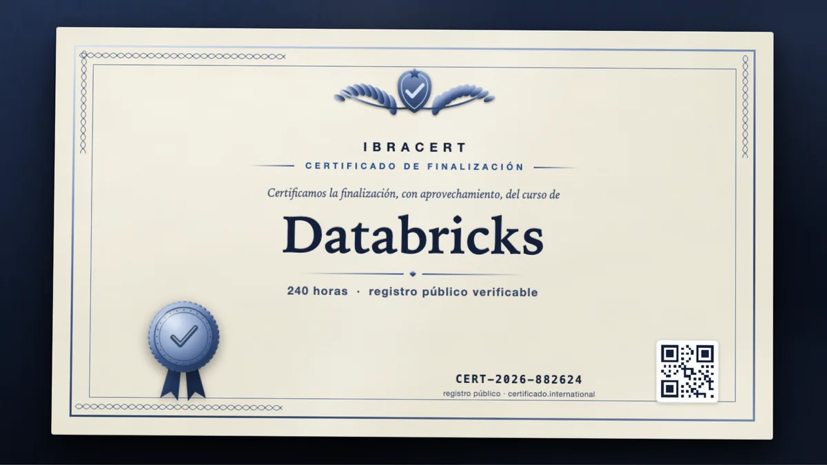 Portada del curso Databricks
