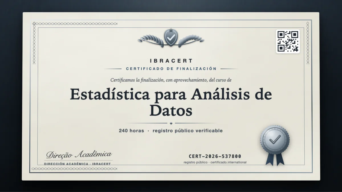 Portada del curso Estadística para Análisis de Datos