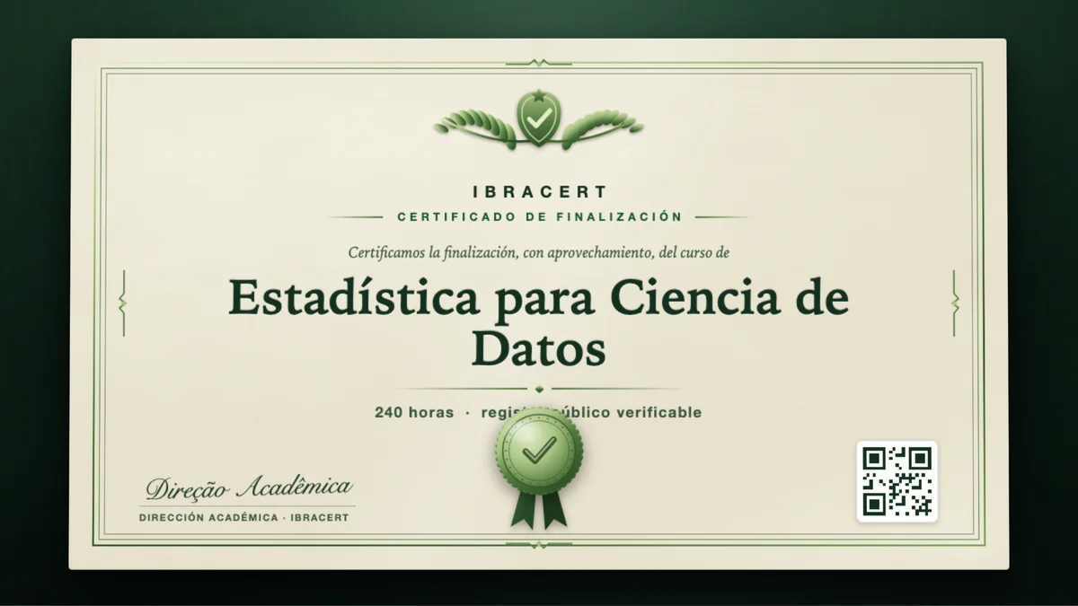 Portada del curso Estadística para Ciencia de Datos