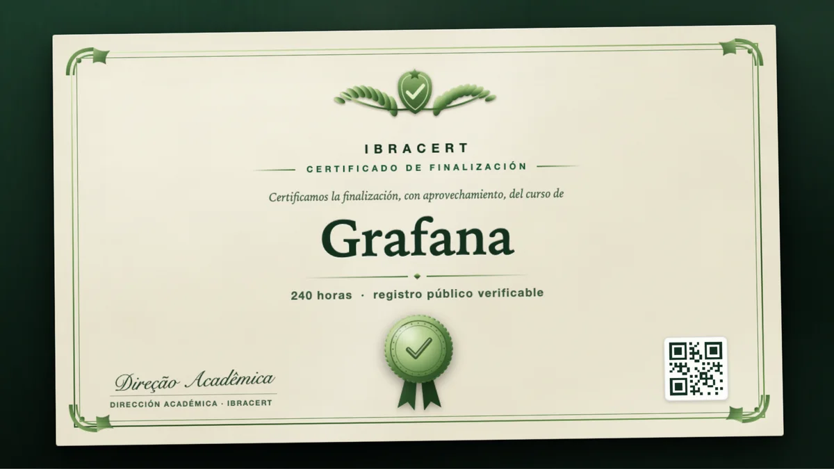 Portada del curso Grafana
