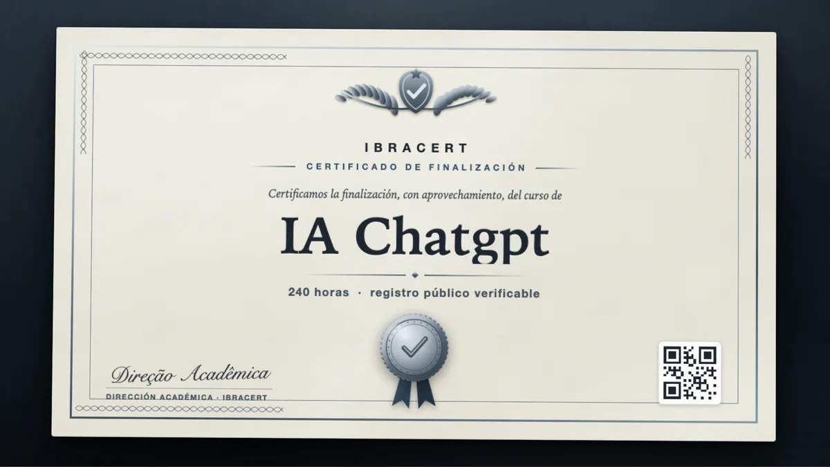 Portada del curso IA Chatgpt
