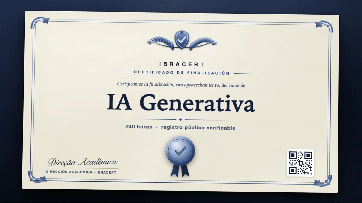 Portada del curso IA Generativa
