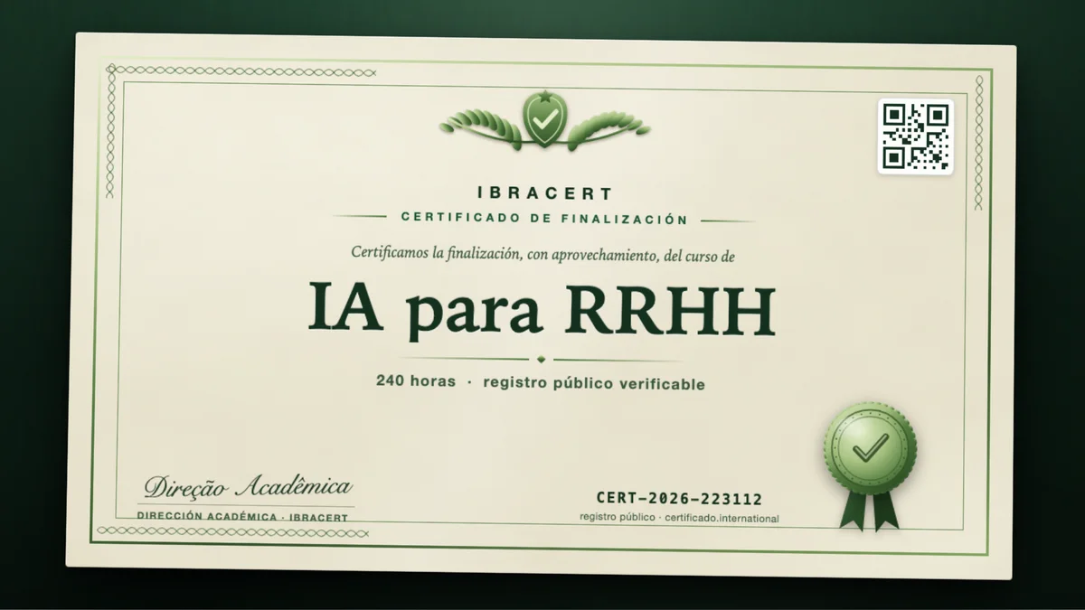 Portada del curso IA para RRHH