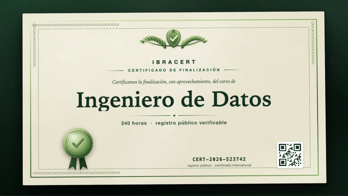 Portada del curso Ingeniero de Datos