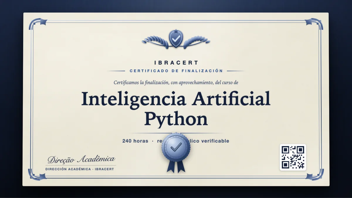 Portada del curso Inteligencia Artificial Python