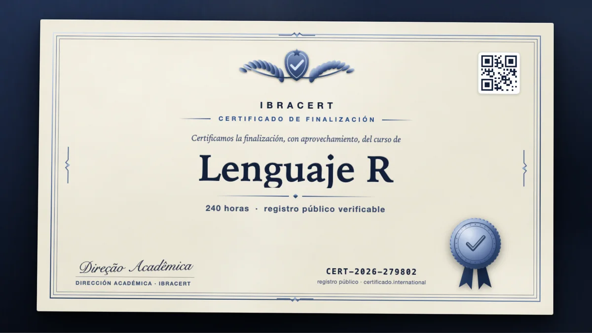 Portada del curso Lenguaje R