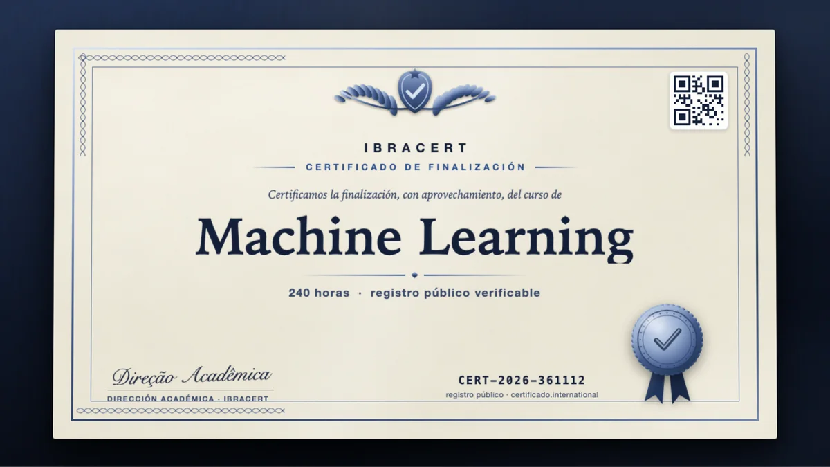 Portada del curso Machine Learning