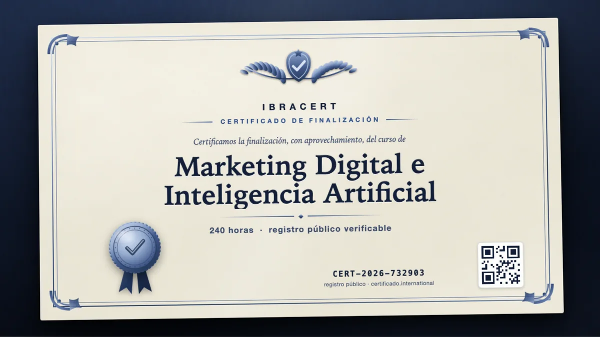 Portada del curso Marketing Digital e Inteligencia Artificial