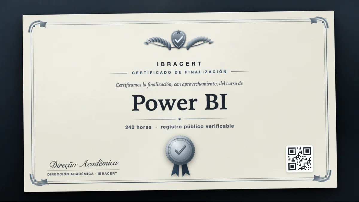 Portada del curso Power BI