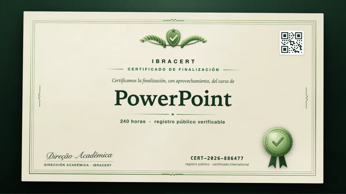 Portada del curso PowerPoint