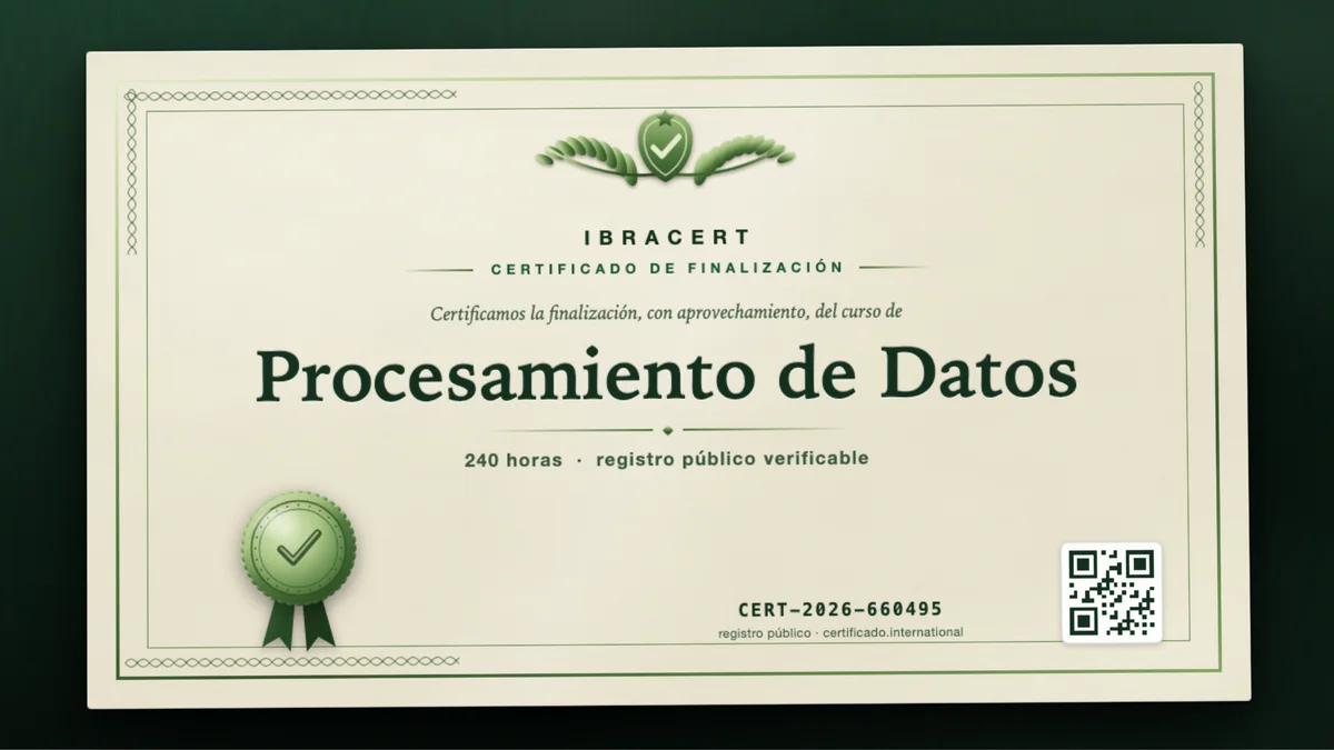 Portada del curso Procesamiento de Datos