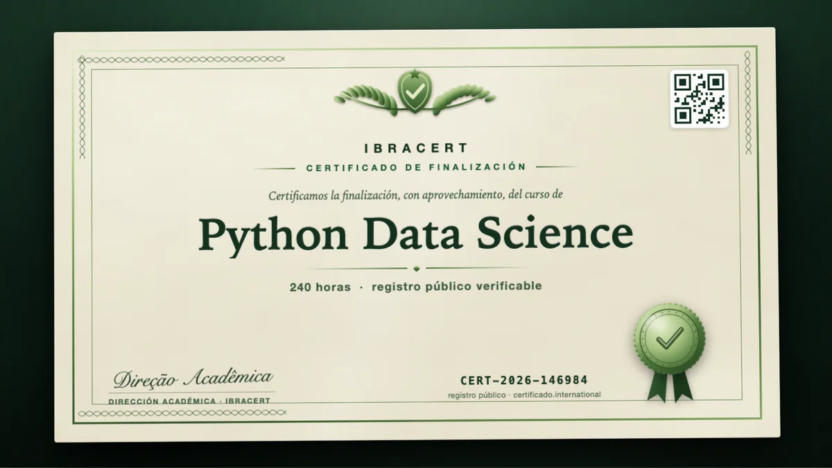 Portada del curso Python Data Science