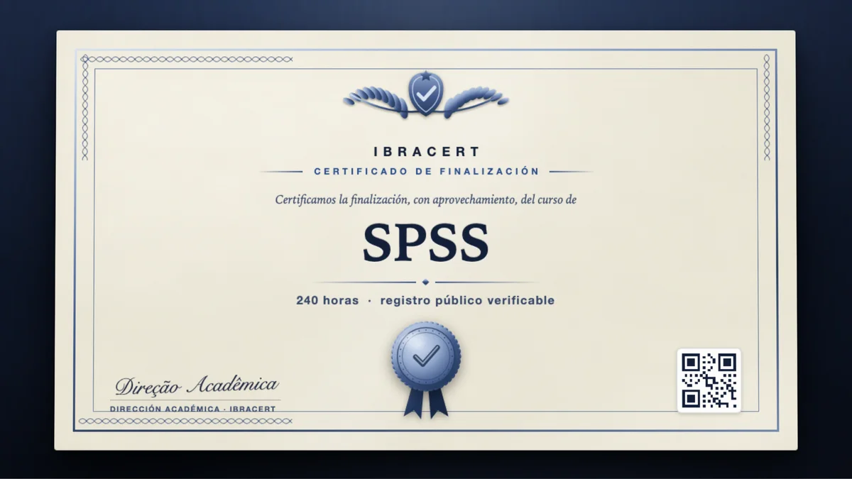 Portada del curso SPSS