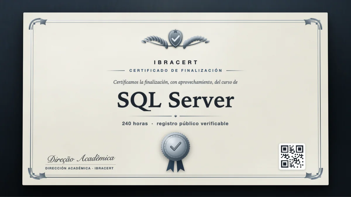 Portada del curso SQL Server