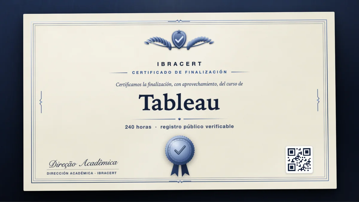 Portada del curso Tableau