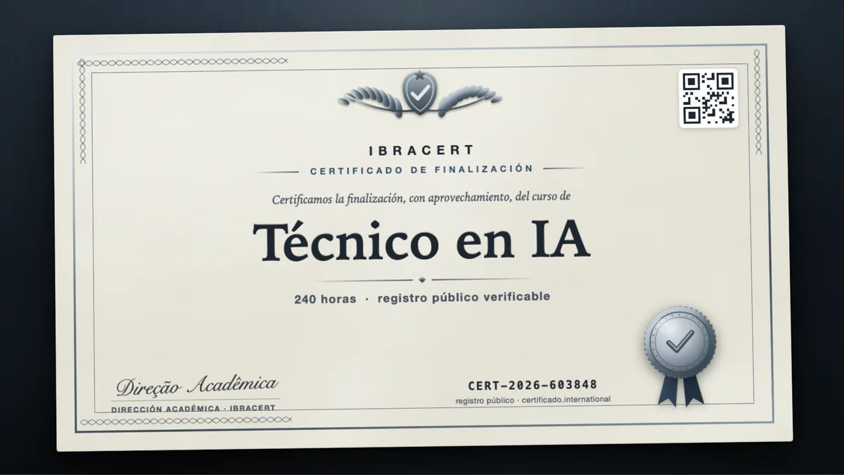 Portada del curso Técnico en IA