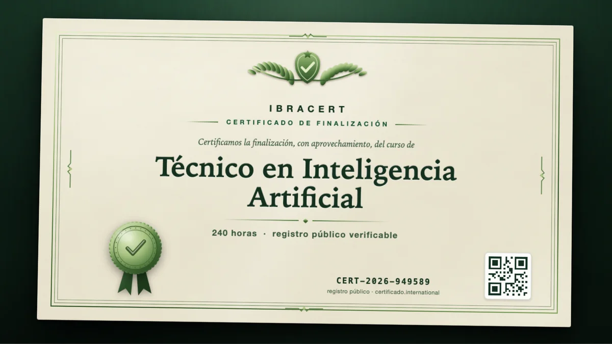 Portada del curso Técnico en Inteligencia Artificial