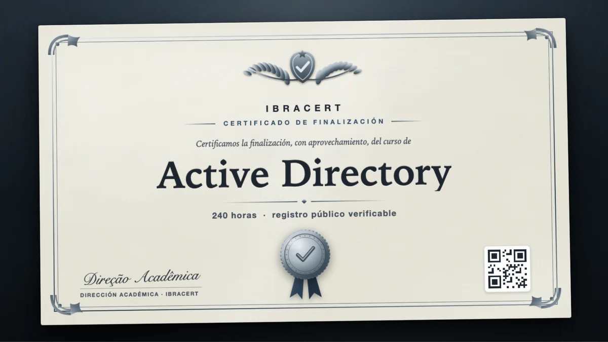Portada del curso Active Directory