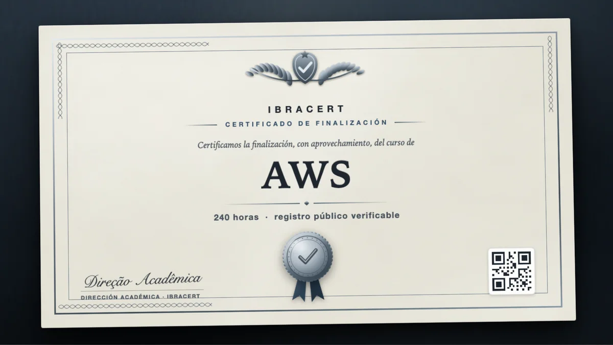 Portada del curso AWS