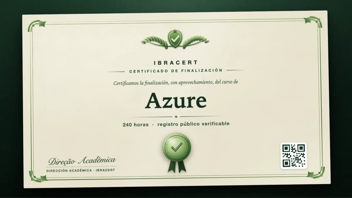 Portada del curso Azure