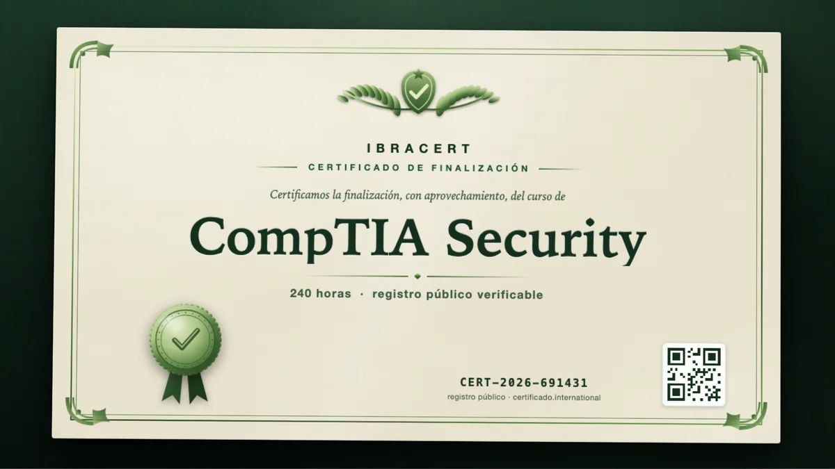 Portada del curso CompTIA Security