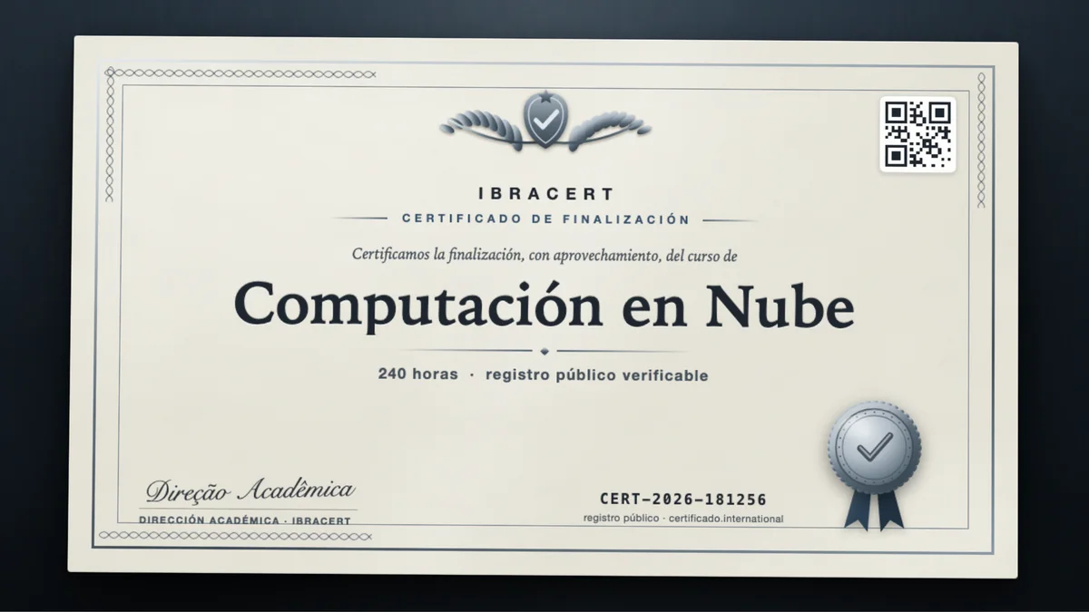 Portada del curso Computación en Nube