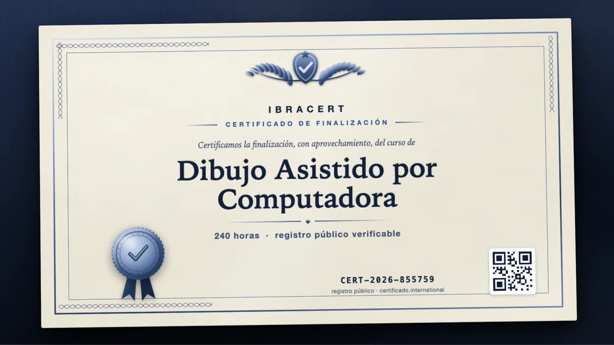 Portada del curso Dibujo Asistido por Computadora