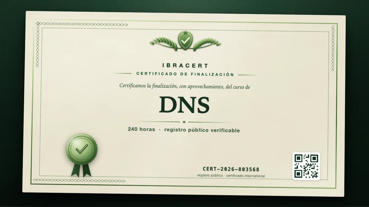Portada del curso DNS
