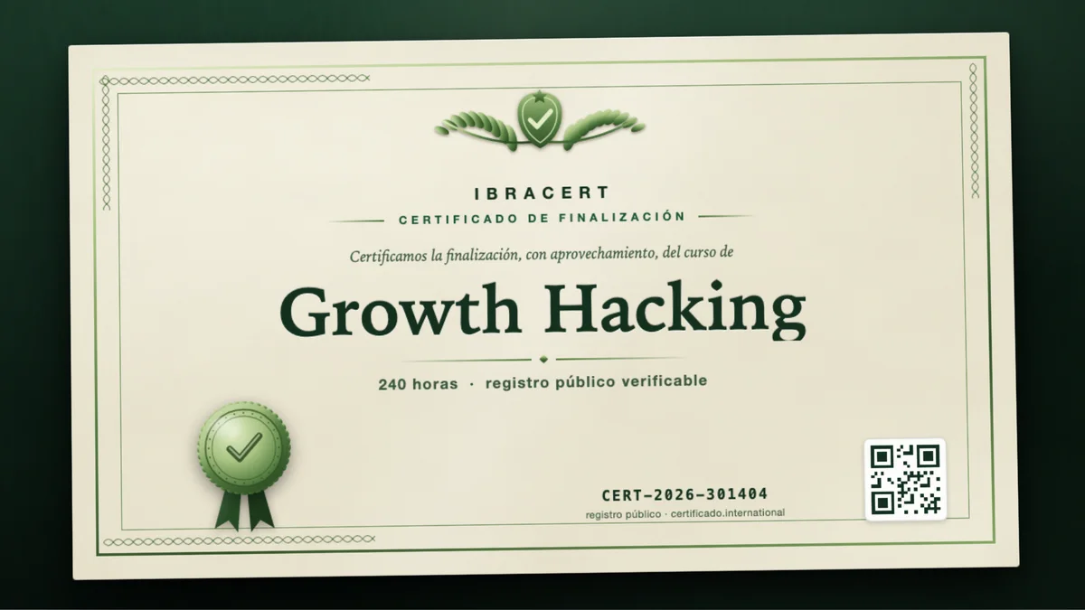 Portada del curso Growth Hacking