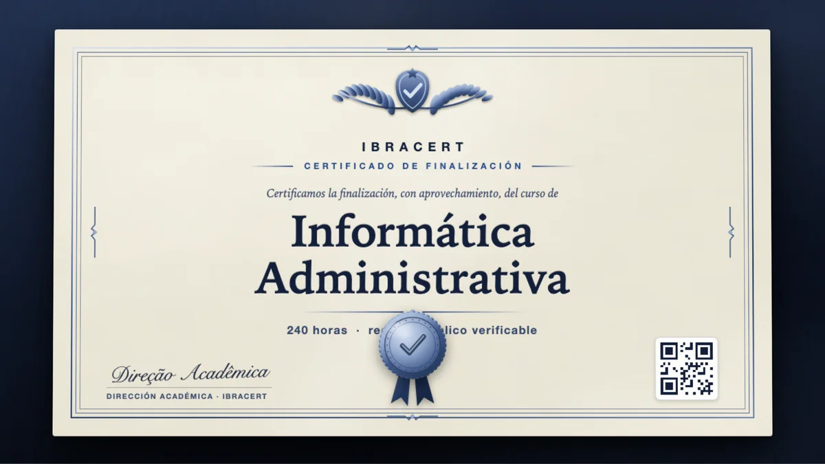 Portada del curso Informática Administrativa
