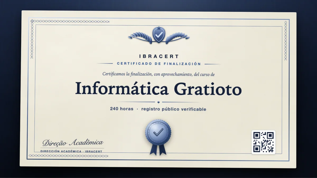 Portada del curso Informática Gratioto