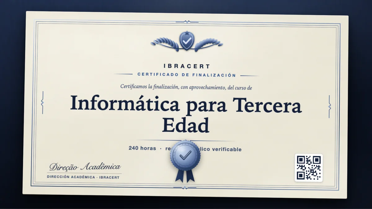 Portada del curso Informática para Tercera Edad