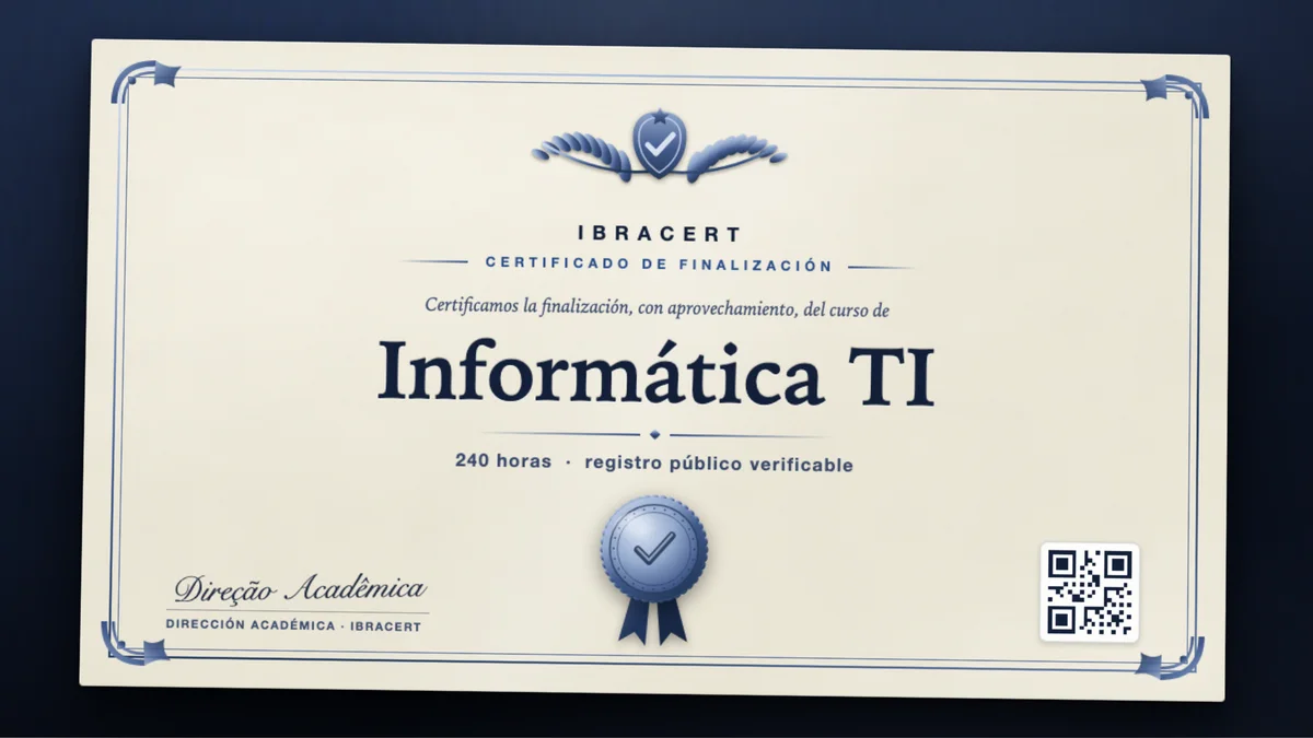 Portada del curso Informática TI