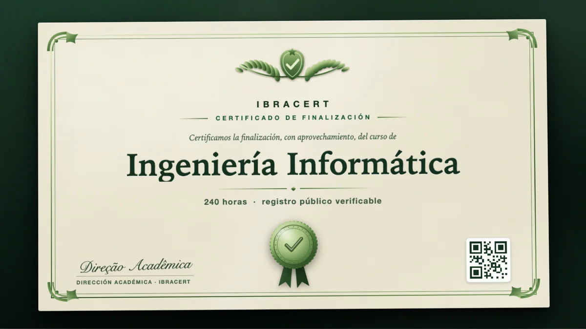 Portada del curso Ingeniería Informática