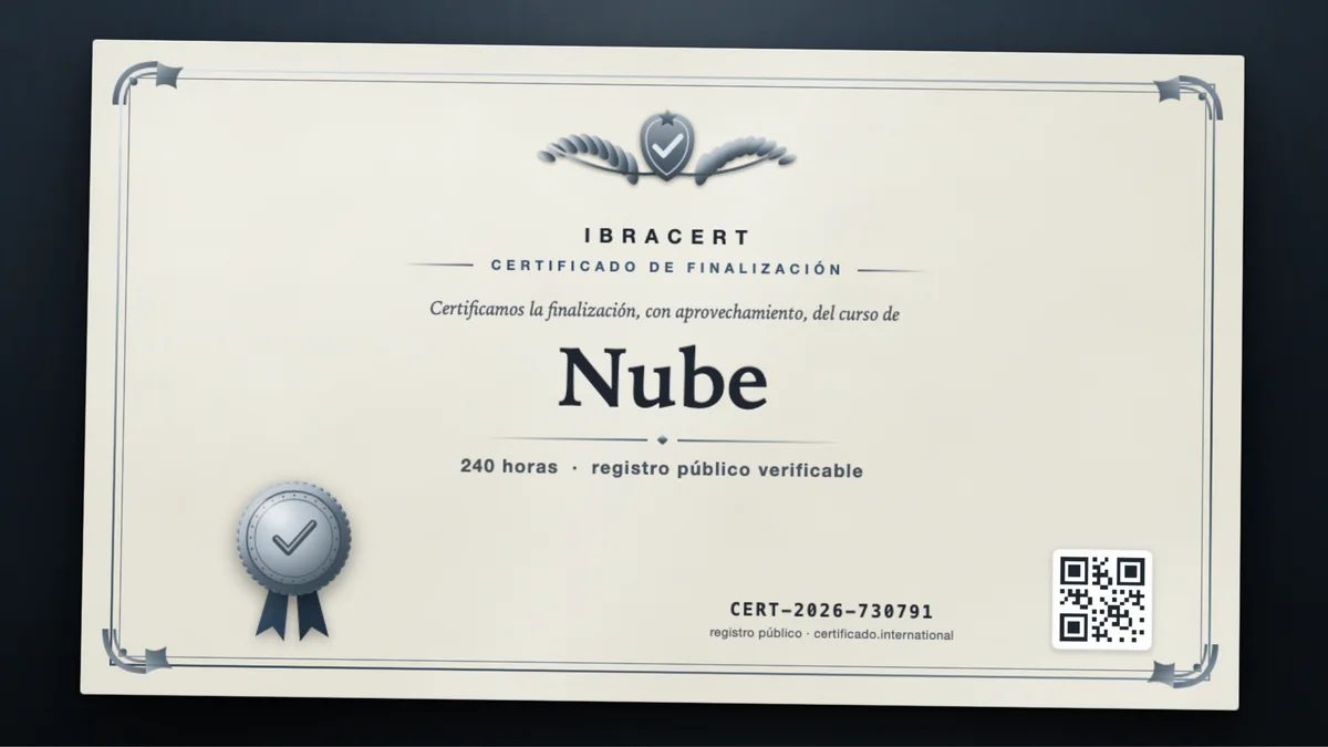 Portada del curso Nube