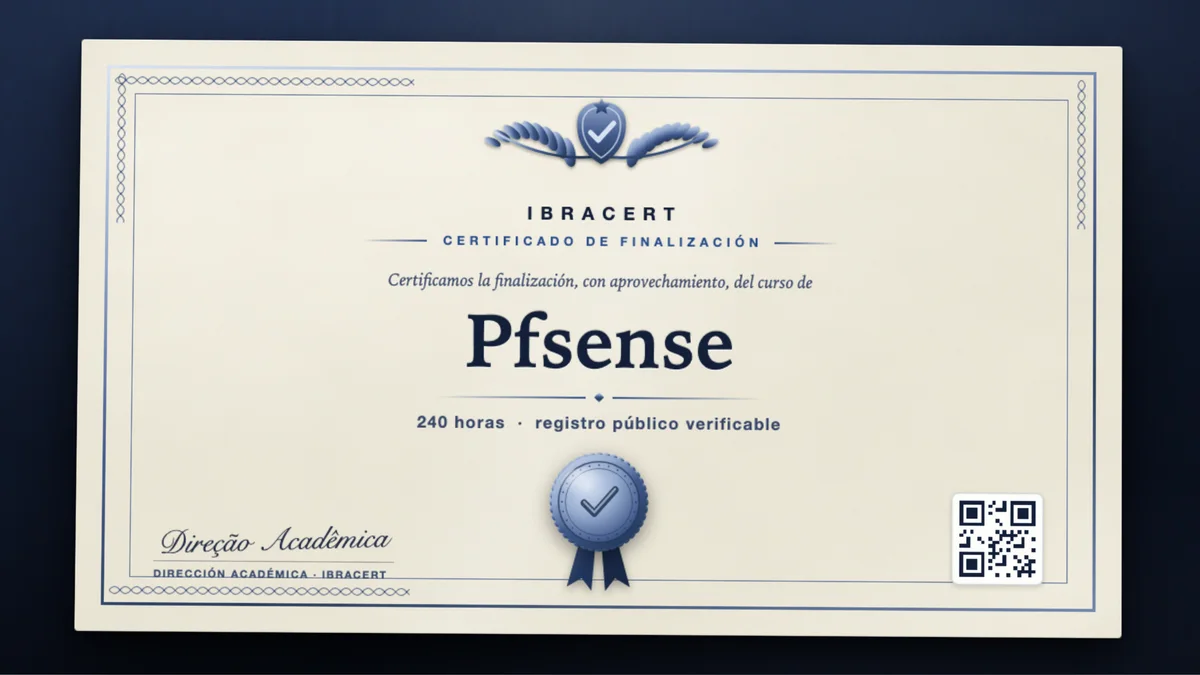 Portada del curso Pfsense