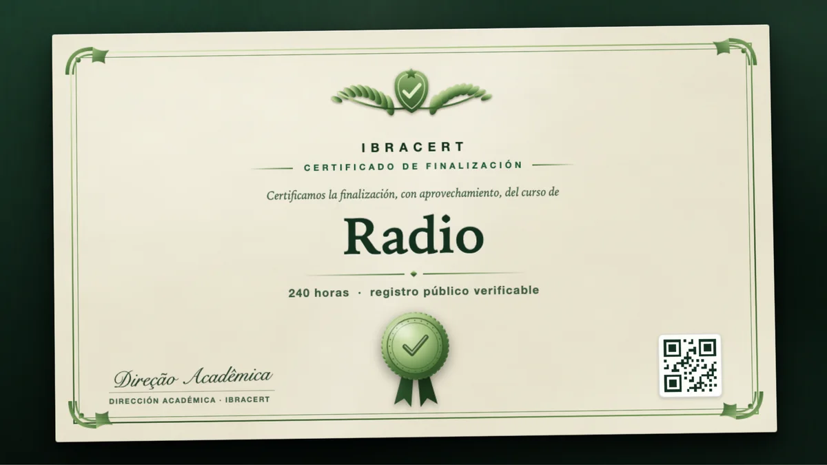 Portada del curso Radio