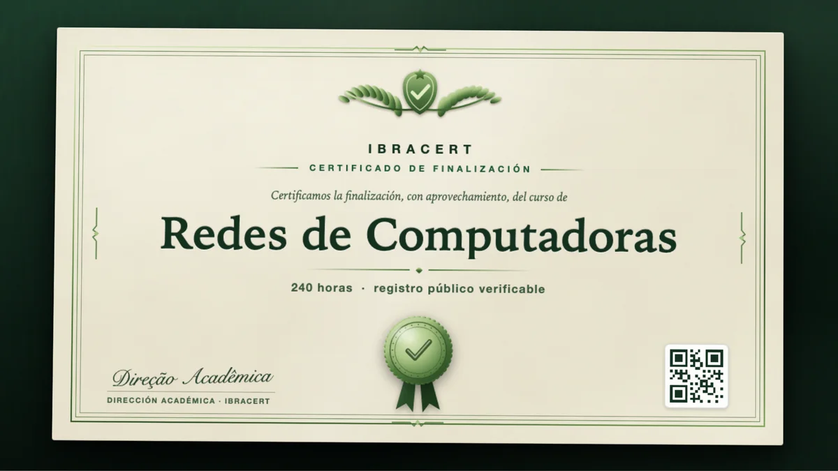 Portada del curso Redes de Computadoras