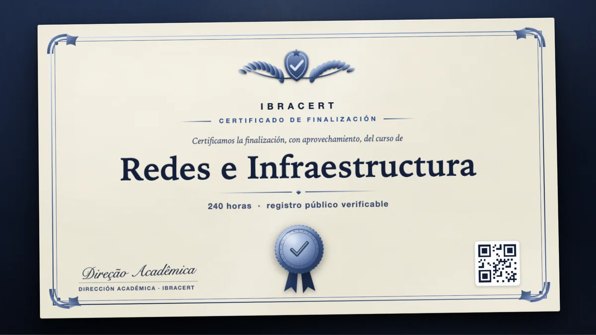 Portada del curso Redes e Infraestructura