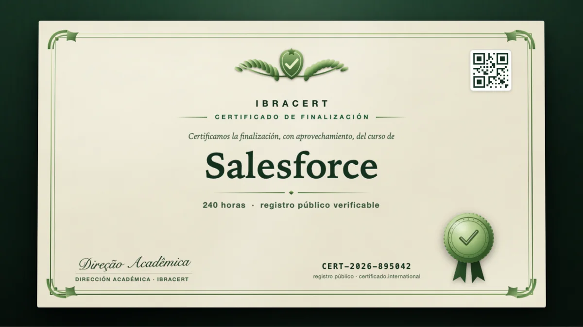 Portada del curso Salesforce