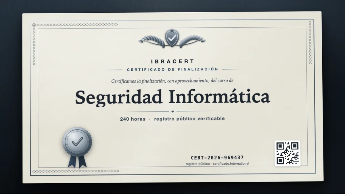 Portada del curso Seguridad Informática