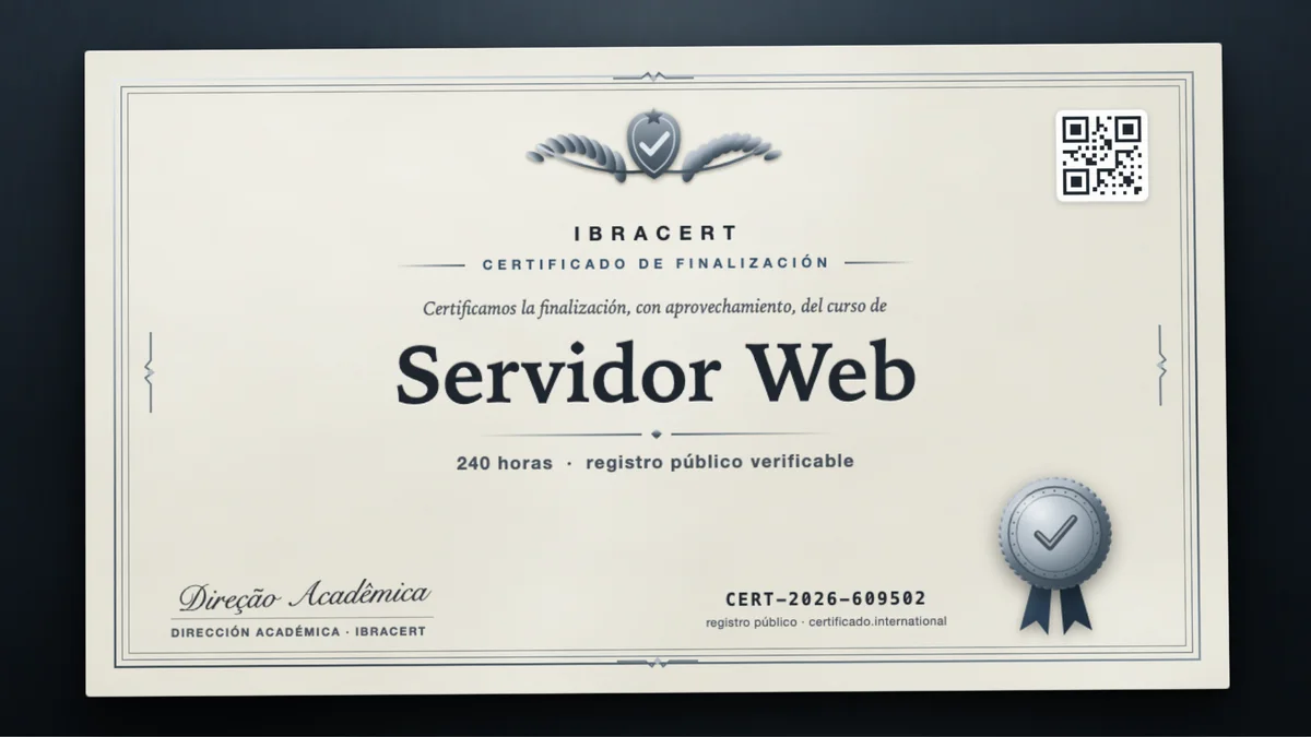 Portada del curso Servidor Web