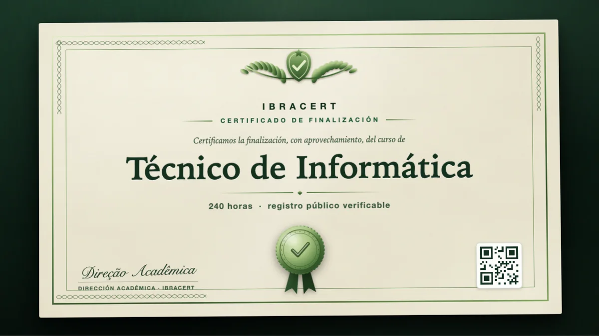 Portada del curso Técnico de Informática