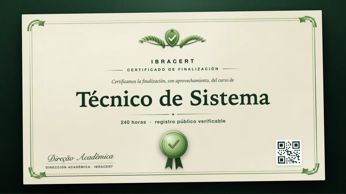 Portada del curso Técnico de Sistema