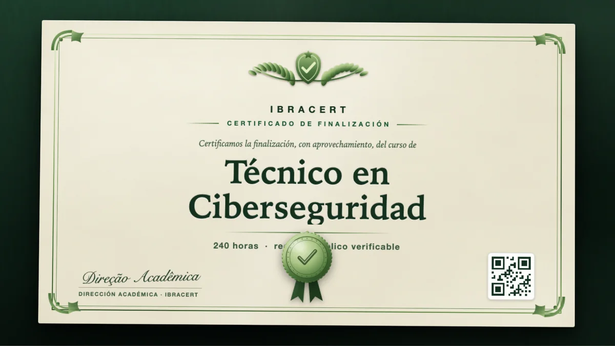Portada del curso Técnico en Ciberseguridad