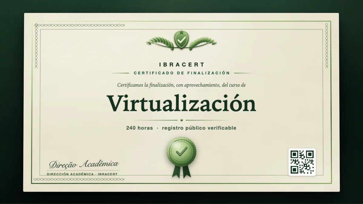 Portada del curso Virtualización